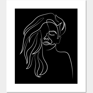 Your Shadow Stands out in the Projection of my Dreams | One Line Drawing | One Line Art | Minimal | Minimalist Posters and Art